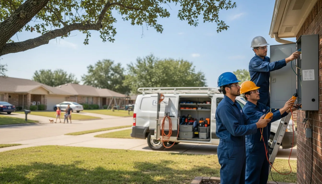 Certified electrician providing emergency electrical services in Western Grove, AR